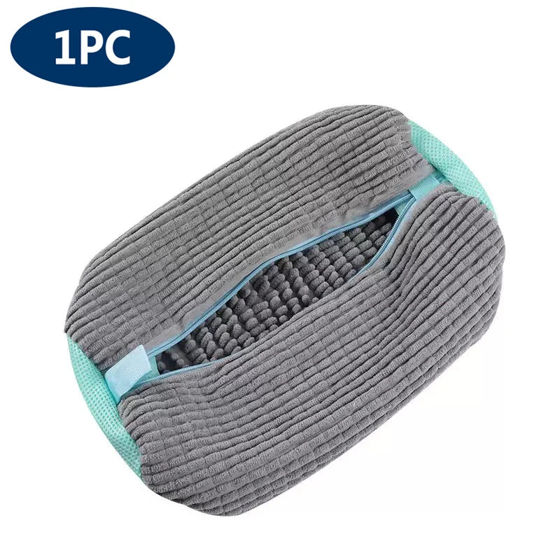 Shoe Washing Machine Laundry Bag Shoes Dryer Cotton Mesh Net Reusable Sneaker Cleaning Protective Network Organizer Bags Large
